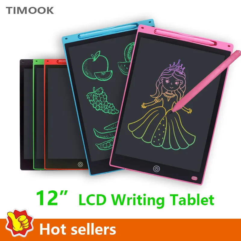 Elektroniczny Notatnik do Rysowania 12 cali, Tablet LCD dla Dzieci 🎨