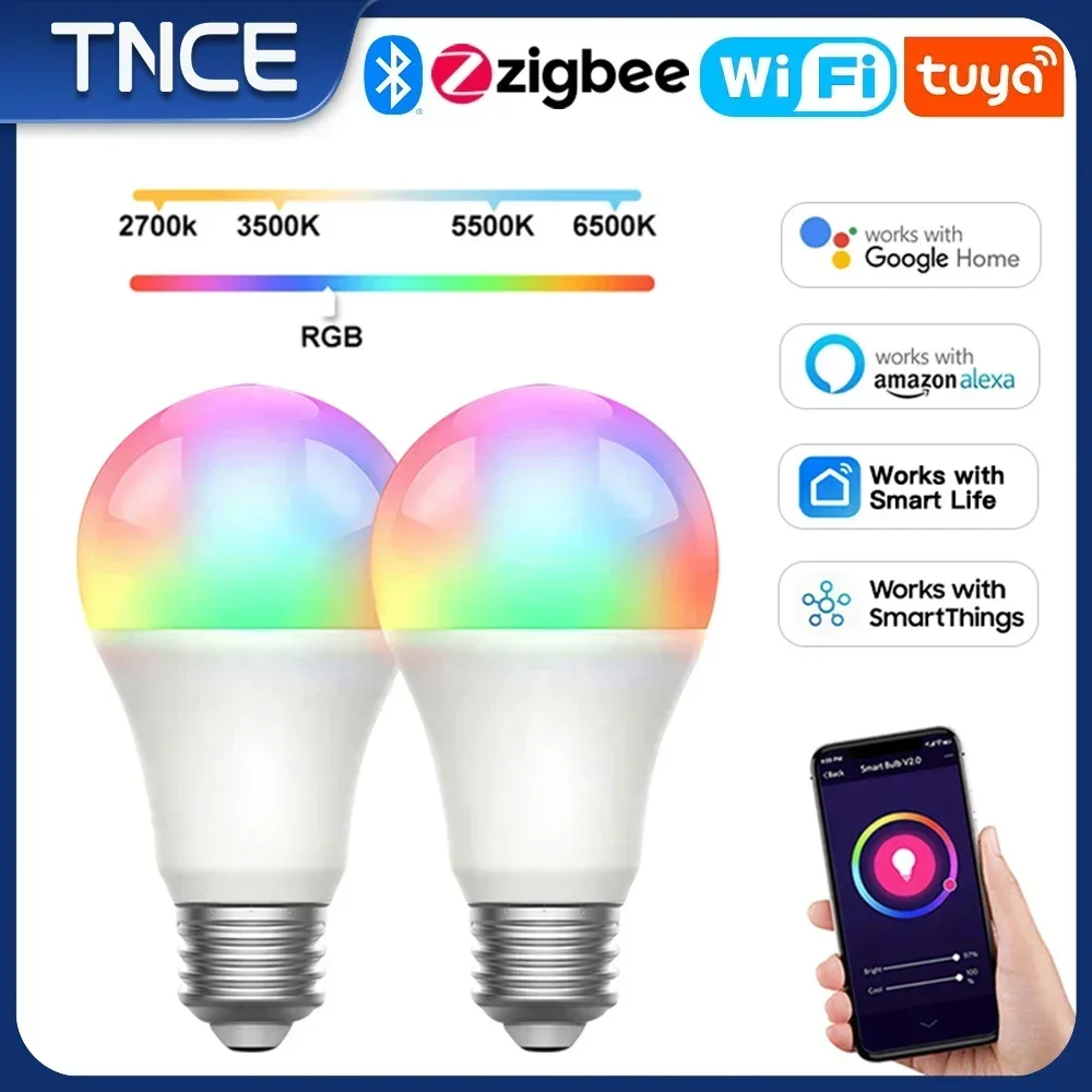 AuraGlow Smart E27 (Tuya RGB+W)